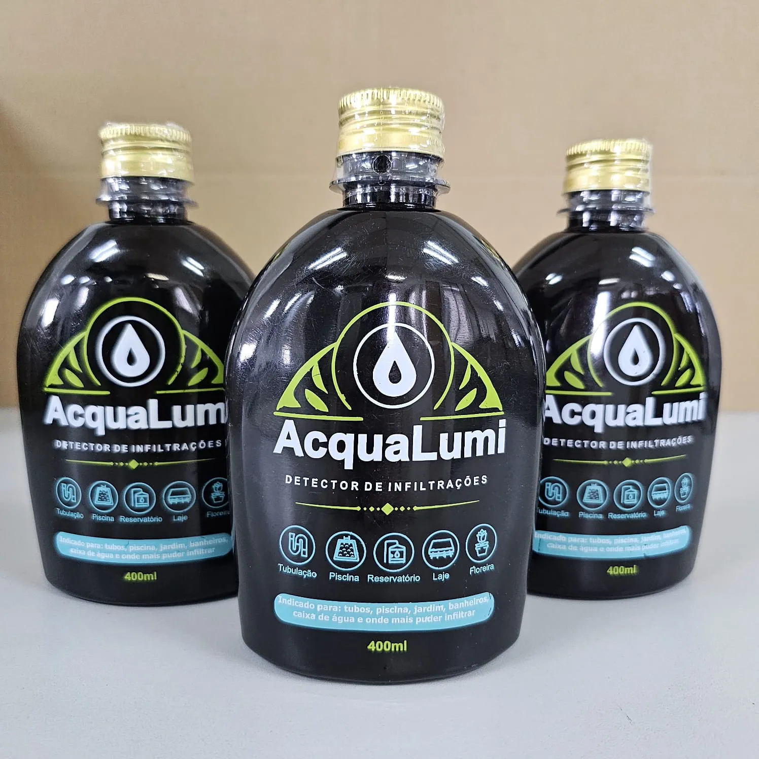 Traçador Químico Marca Acqualumi Modelo Standard frascos 400 ml