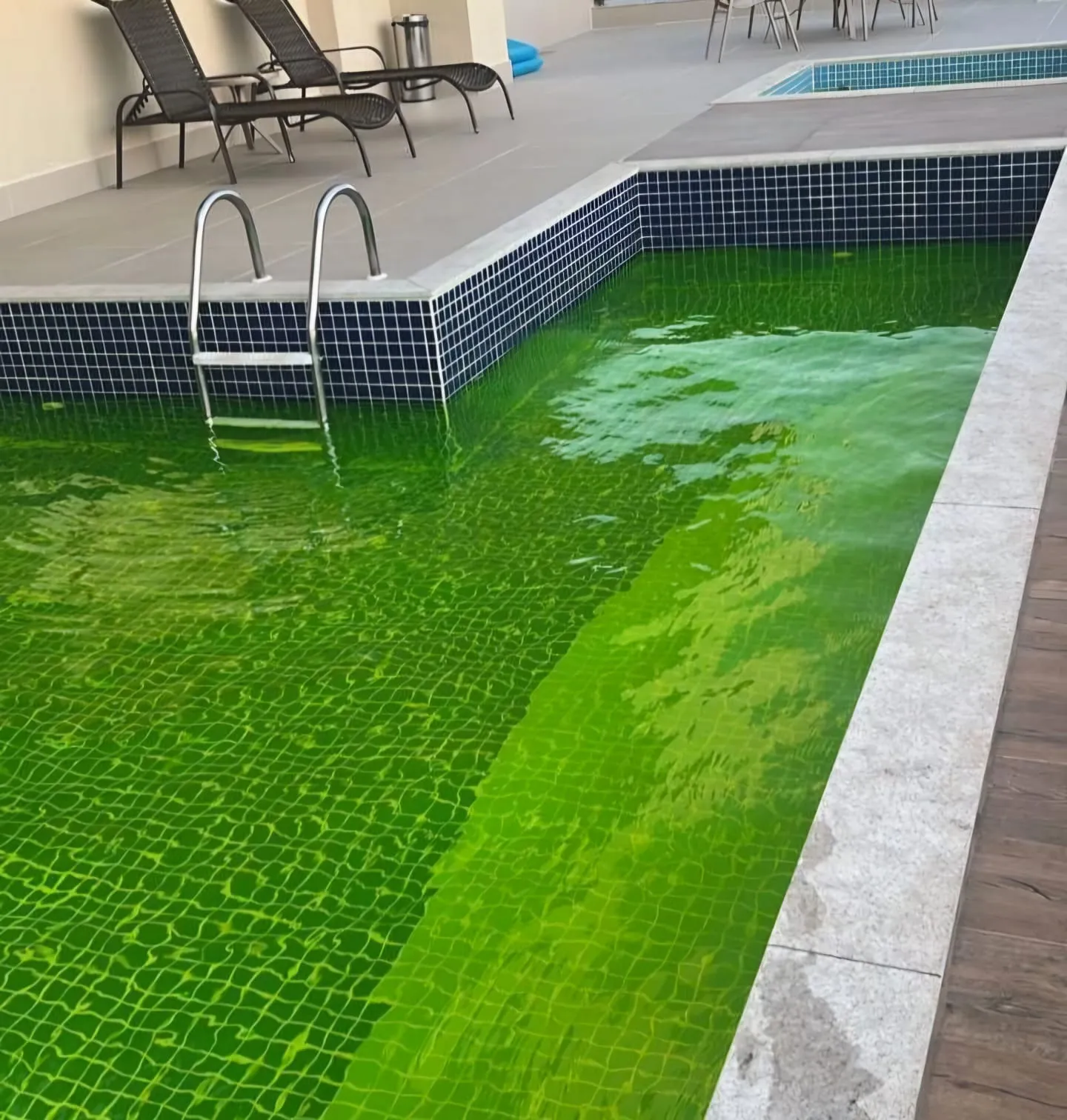 Teste do produto Standard em piscina